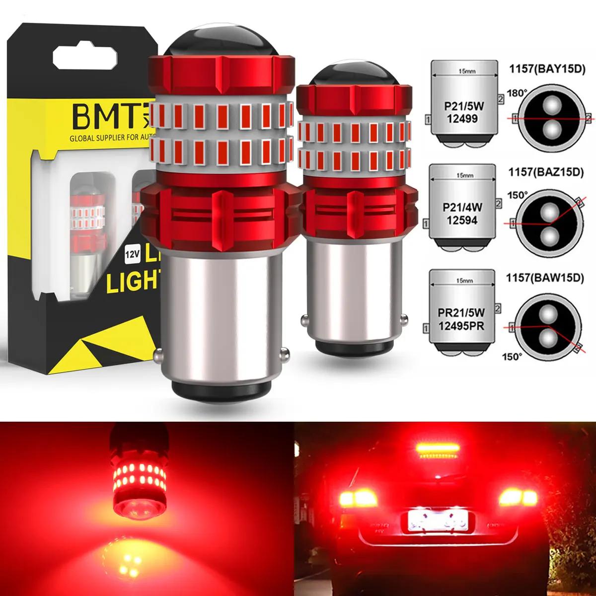 BMTxms 2PC Canbus BAZ15D P21W/4W BAW15D PR21W/5W BAY15D P21/5W 1157 LED 12499 12594 12595PR LED 극ũ    ȣ